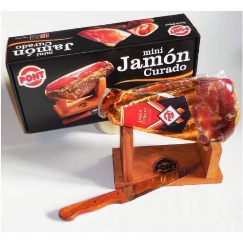 Đùi Heo Muối Mini Pont Jamon Curado Tây Ban Nha 1kg