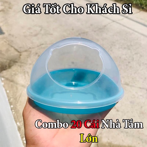 20 Nhà Tắm Lớn Combo Sỉ - 20 Nhà Tắm Lớn Cho Hamster- 20 nhà tắm gấu cho hamster
