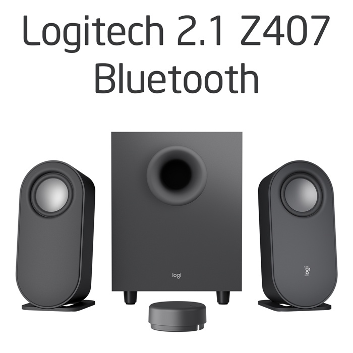 Loa Logitech 2.1 Z407 bluetooth ,3.5 mm, công suất tối đa 80w ,hàng chính hãng bảo hành 12 tháng