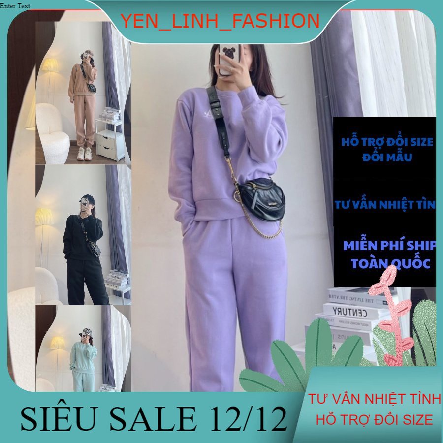 Bộ nỉ thể thao hàng VNXK xịn đẹp