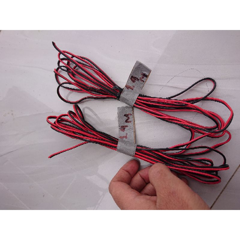 Dây loa Nhật bãi tháo máy hàng xịn 1m4/vế tổng 2m8