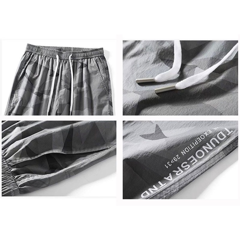 Quần Dài Dáng Suông Họa Tiết Rằn Ri Cá Tính Hợp Thời Trang Cho Nam