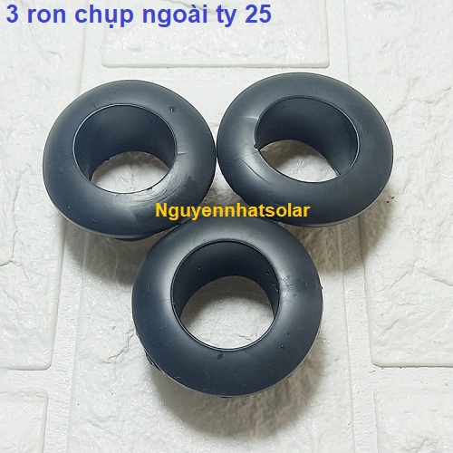 Combo 3 ty inox phi 25 và 3 cặp ron gioăng ty phi 25 máy nước nóng năng lượng mặt trời - Loại Tốt