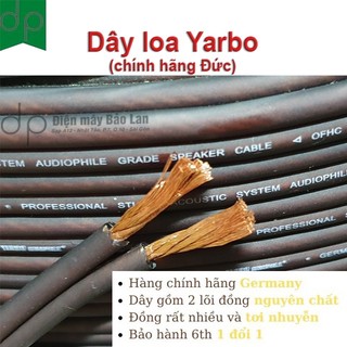 Dây Loa Yarbo, Màu Nâu Hãng GERMANY (Có Video Quay Chi Tiết)