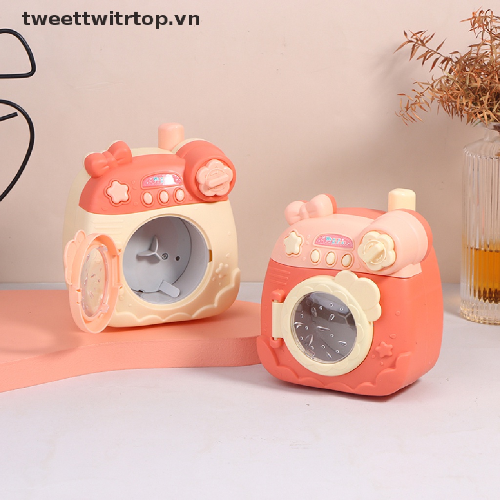 Bộ Đồ Chơi Máy Giặt Mini Dạng Nhấn Độc Đáo Cho Bé