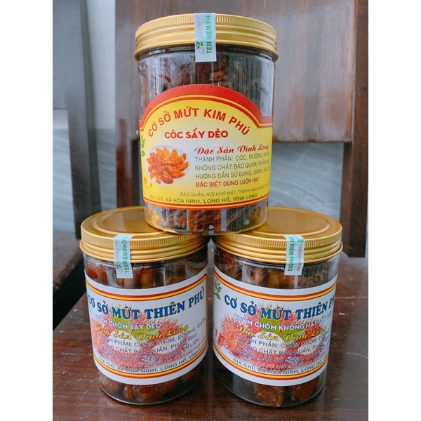 Mứt tết sấy dẻo - Mứt chôm chôm - Mứt cóc - Đặc sản Vĩnh Long