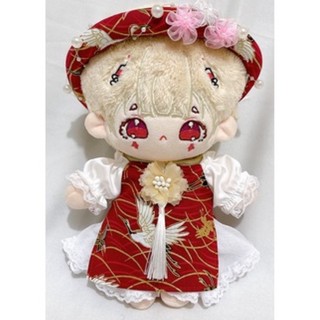 Outfit doll:áo dài Tết (20cm,20cm body ú )