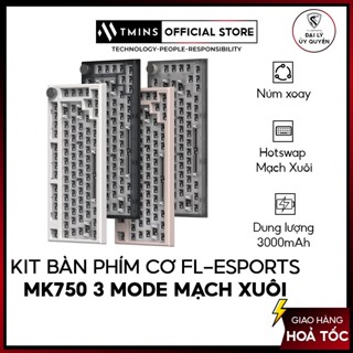 Bộ kit bàn phím cơ không dây FL-Esport MK750 3 Mode - Hàng chính hãng - Bảo hành 12 tháng
