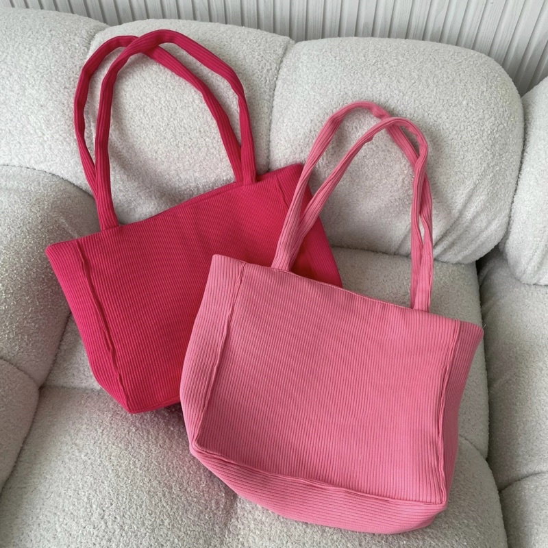 BLOSSOM BAG 2.1 - Túi tote dáng rộng màu hồng rất xinh
