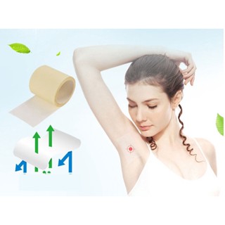 Miếng Dán Ngăn Mồ Hôi Nách Cuộn 6M, Miếng Dán Nách Áo Trong Suốt Siêu Mỏng Ngăn Ngừa Chống Tiết Mồ Hôi Thấm Hút Khử Mùi