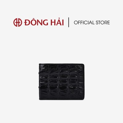 Ví nam Đông Hải thiết kế ngang dập vân da cá sấu cao cấp - VI01100
