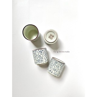 [Matte sẵn ] CỐC, CHÉN SỨ HOA NHÍ CỔ ĐIỂN