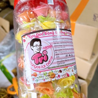 sỉ lọ 50 chiếc kẹo mút hoa hồng bông đường