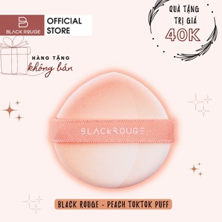 [HB Gift] Bông trang điểm Black Rouge Peach Toktok Puff 3g
