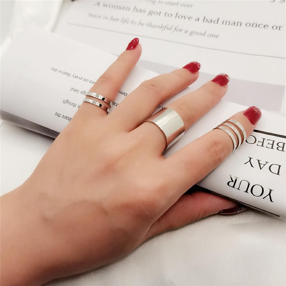 set 3 nhẫn thời trang nam nữ cá tính - n33