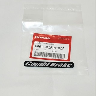 Tem chữ combi brake dán dè trước vario click, ab thái zin honda thái lan - 86611-kzr-a10za
