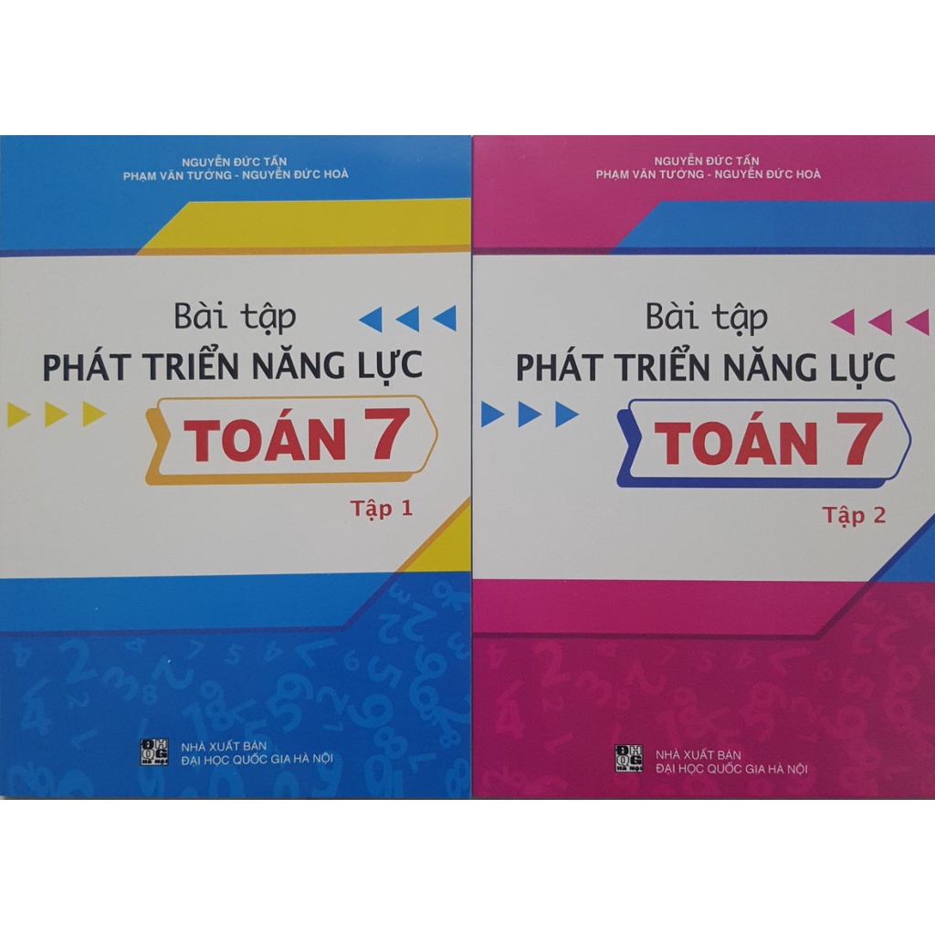 Sách - Combo Bài tập phát triển năng lực Toán 7 (Hai tập)