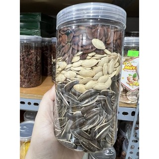 Hộp 300gr hạt 3 loại dưa + bí xanh + hạt bí