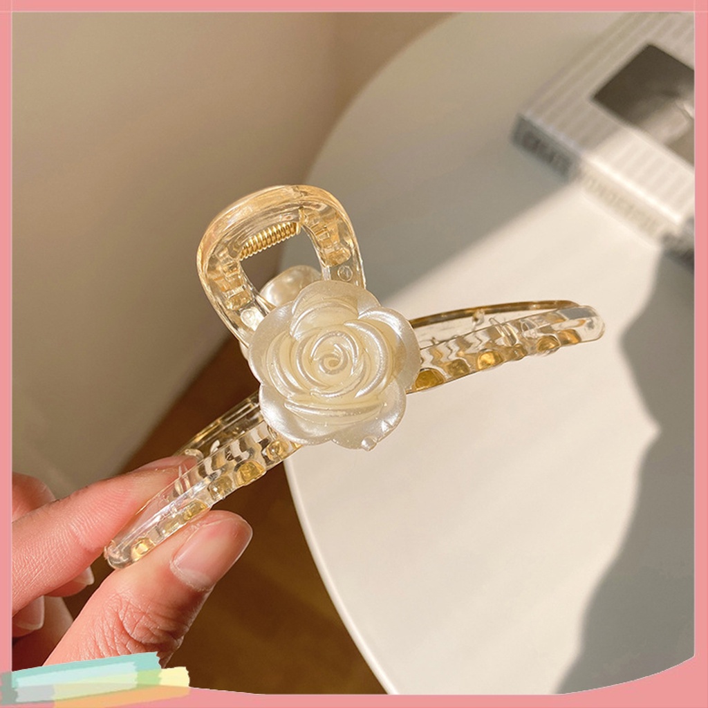 Kẹp Tóc Nữ Phối Hoa Phong Cách Thời Trang Hàn Quốc