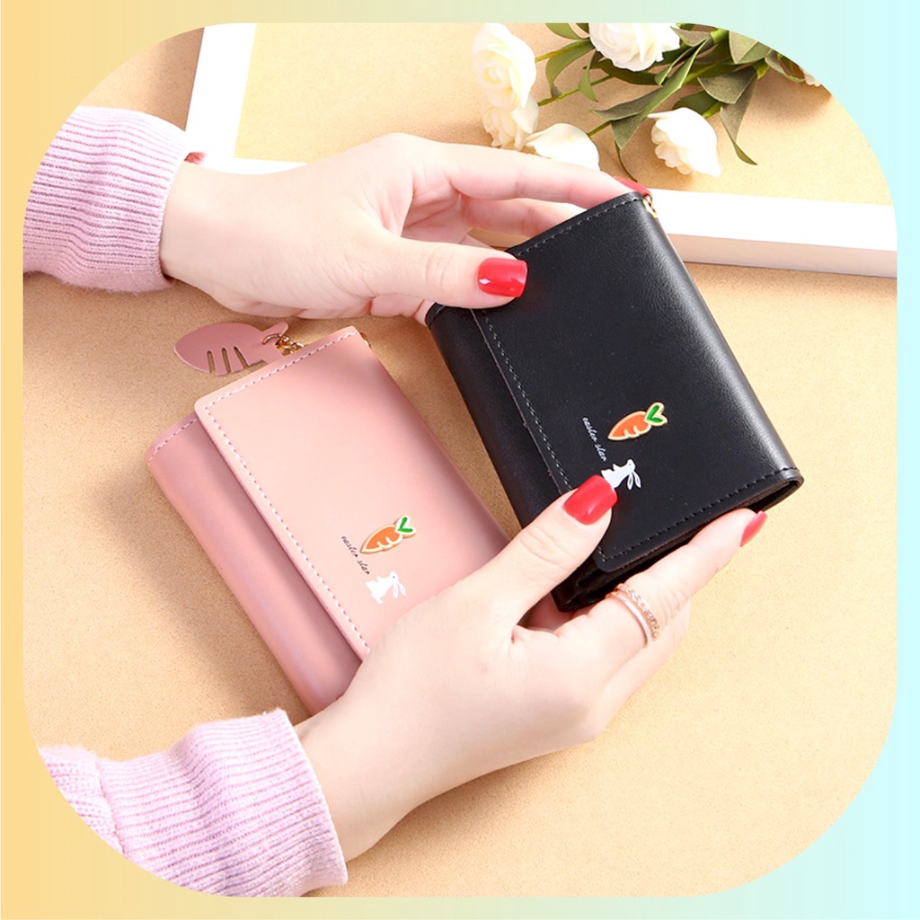 Ví nữ ngắn cầm tay mini cute nhỏ gọn bỏ túi thời trang giá rẻ NG38