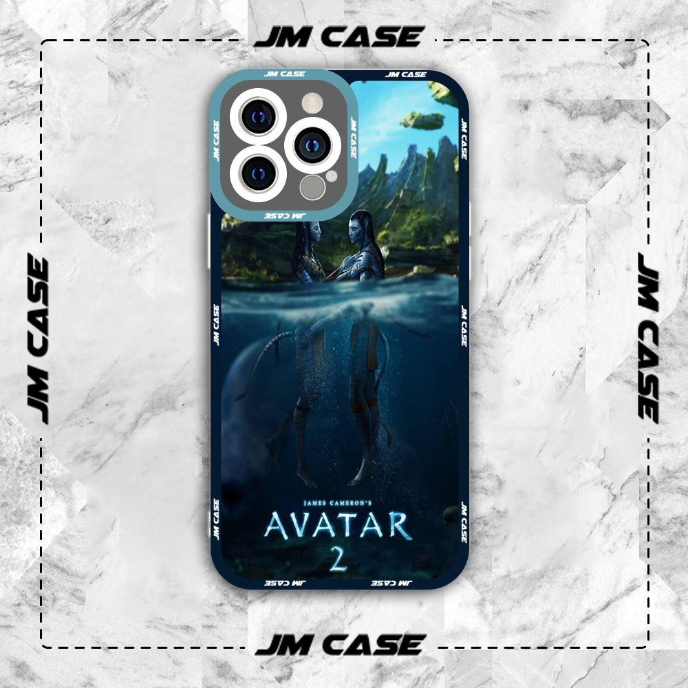 Ốp lưng iphone samsung xiaomi oppo cạnh vuông JMCase Avatar 2 The Wave Of Water