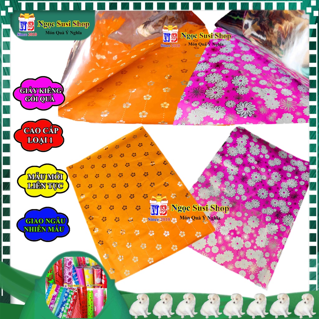 GIẤY GÓI QUÀ KIẾNG SIZE LỚN 70x100cm LOẠI DÀY CAO CẤP ĐẸP - GIẤY GÓI QUÀ 70X100CM