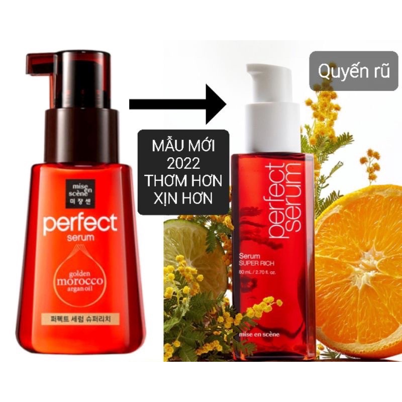 Tinh Chất Dưỡng Phục Hồi Tóc Hư Tổn Missen Mise en Scène Perfect Repair Hair Serum 80ml