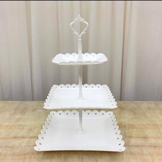Khay đựng mứt 3 tầng