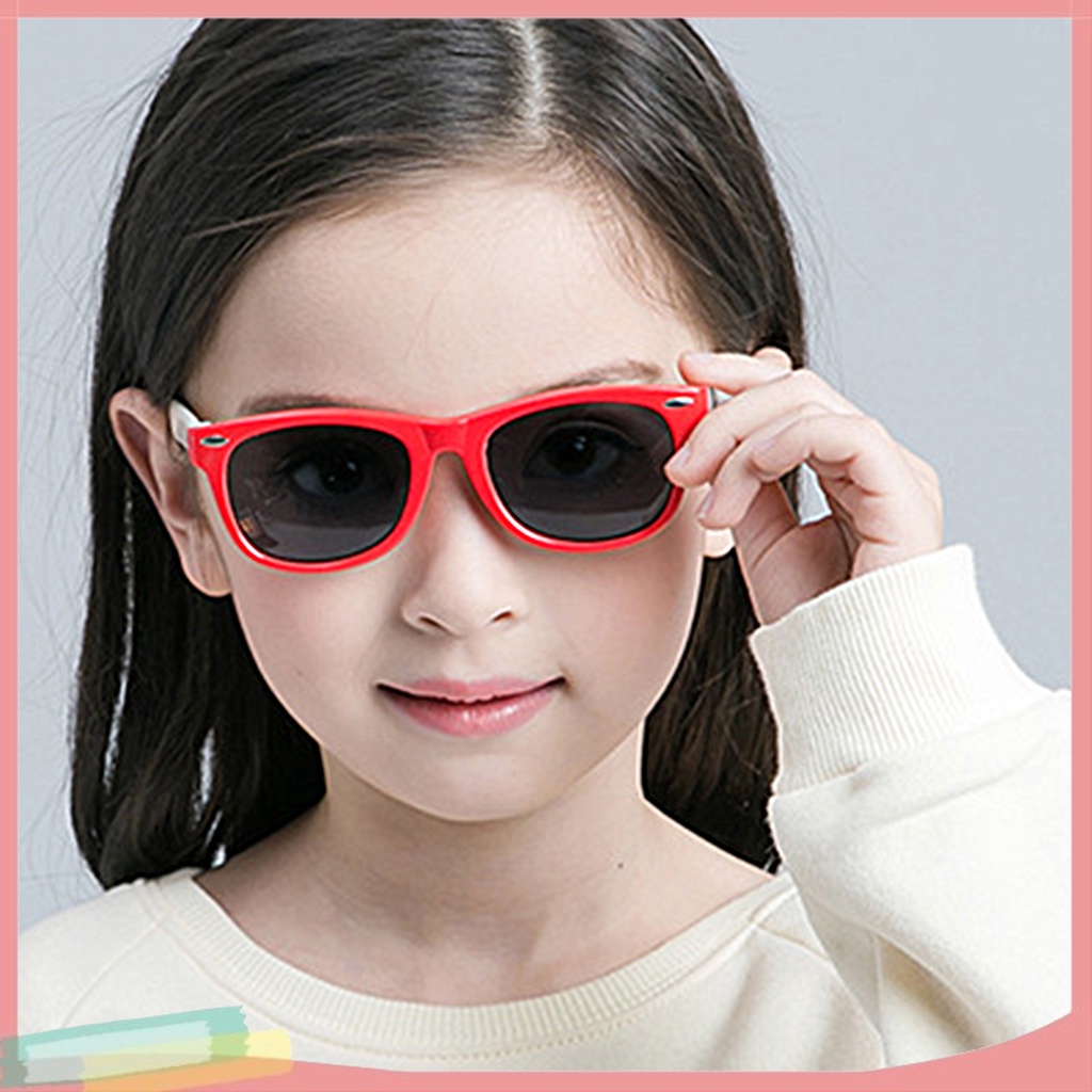 Kính Mát Gọng Linh Hoạt Cho Bé 3-12 Tuổi Chất Lượng Cao