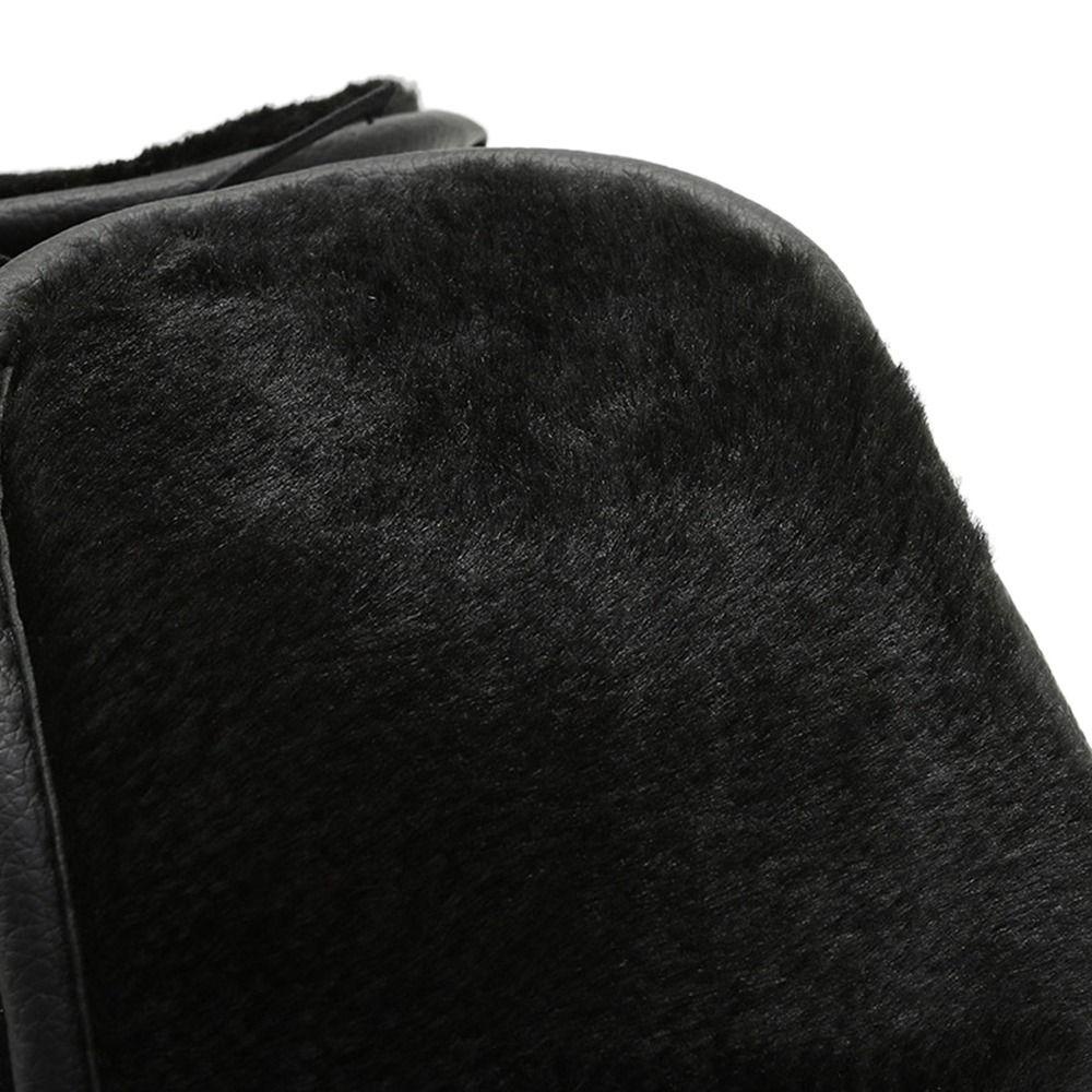 WATTLE Mũ Da Phối Lông Ấm Áp Theo Phong Cách Mùa Đông Dành Cho Nam