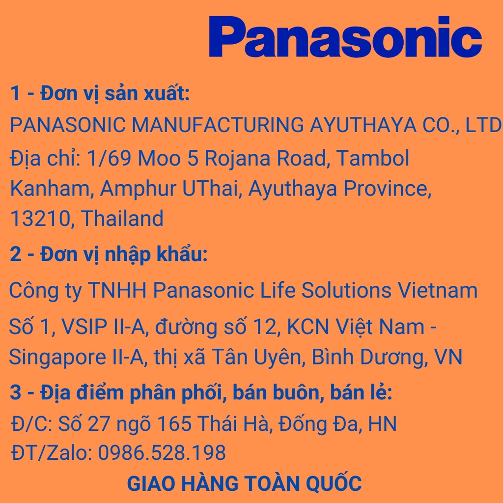 Chuông cửa Panasonic EBG888 và nút bấm EGG331, chuông điện chính hãng sản xuất tại Thái Lan