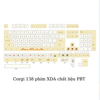 Keycap Corgi profile XDA nhựa PBT
