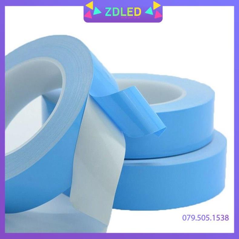 Băng dính tản nhiệt 2 mặt dán thanh led tivi có khảng chịu nhiệt cao, tản nhiệt cho chip hoặc IC - 10mm, 15mm, 20mm