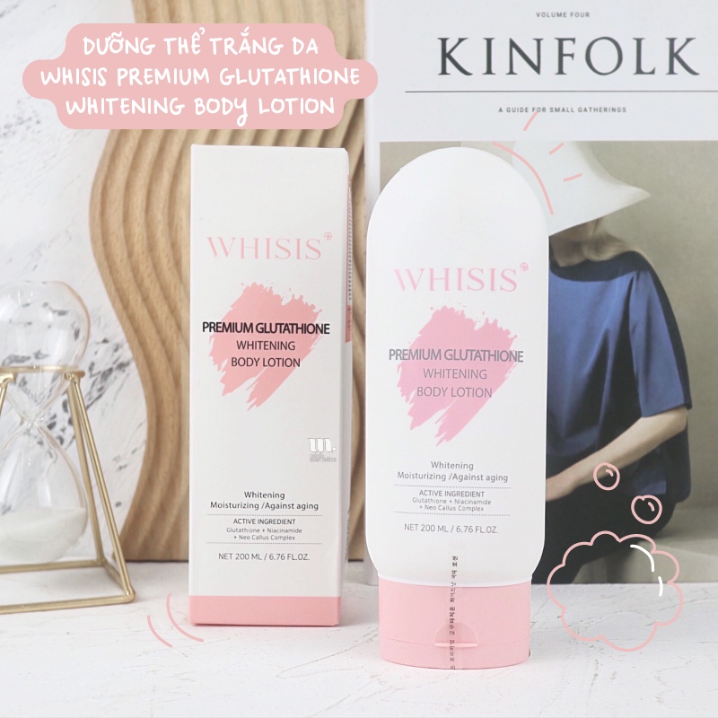 Whisis Premium Collagen Whitening Body Lotion - Kem Dưỡng Trắng Chống Nắng Toàn Thân