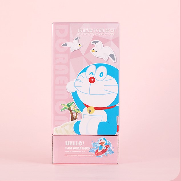 [ CHÍNH HÃNG ] Máy phun sương tạo độ ẩm kèm đèn ngủ Doraemon lướt són