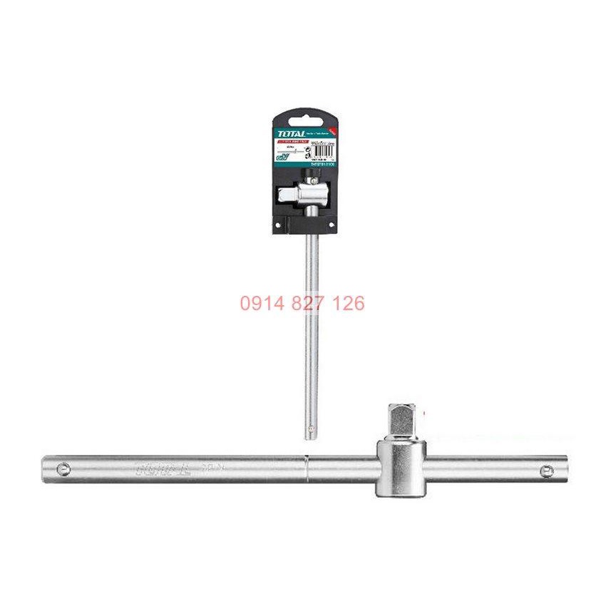 Cần siết trượt chữ T 1/2 inch TOTAL THTSTB12106 dài 250mm, thép CR-V chịu lực, Bh 12 tháng Kouritsu Official Store