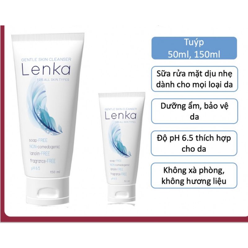 LENKA SỬA RỬA MẶT CÂN BẰNG pH