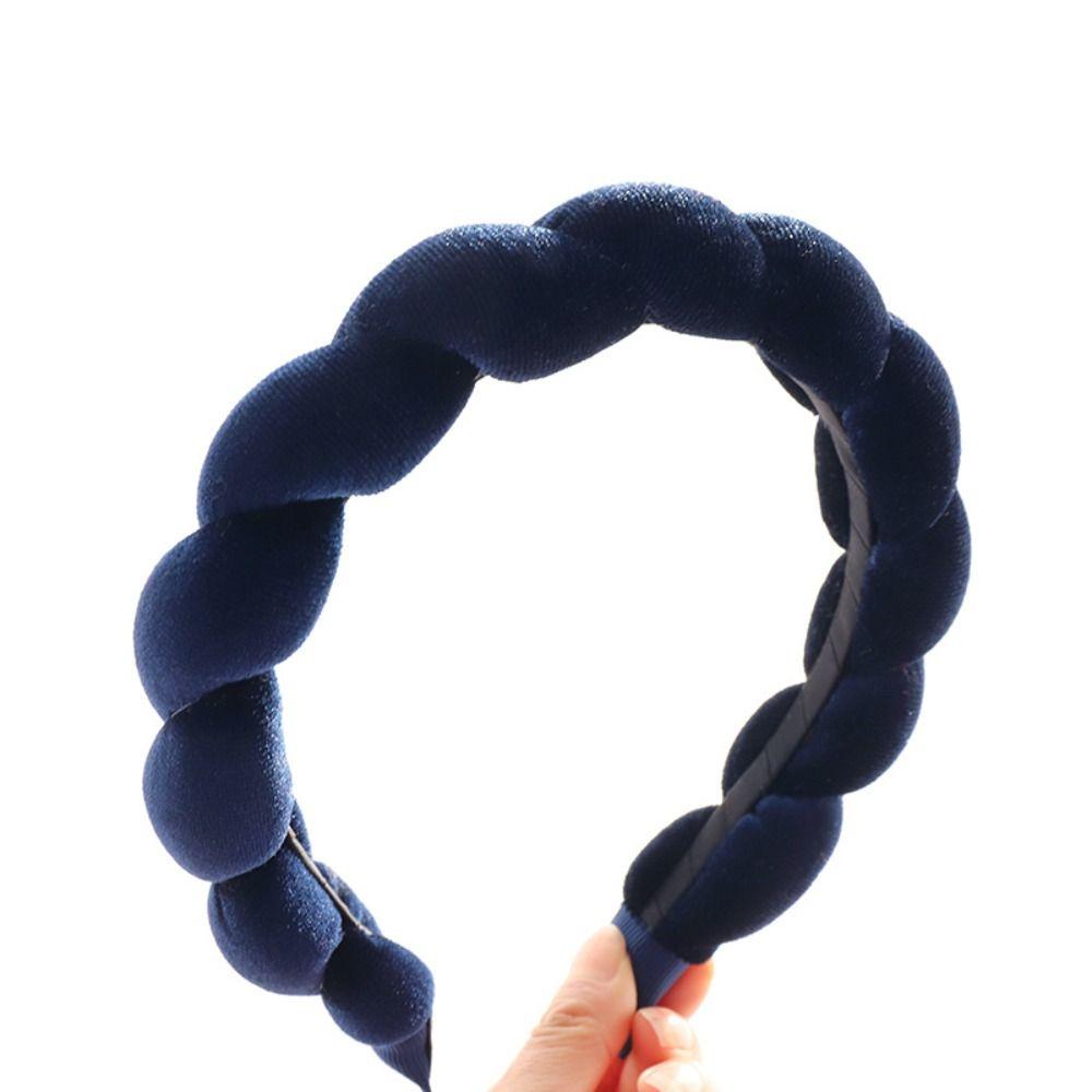 OSIER1 Băng Đô Cài Tóc Bằng Xốp Màu Sắc Trơn Dành Cho Nữ