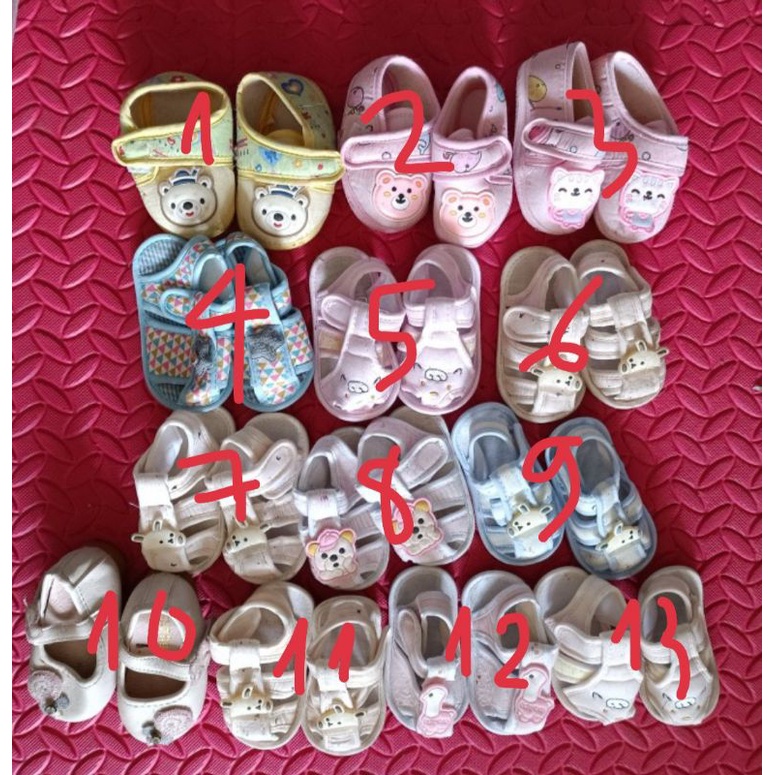 Giày dép vải đế mềm cho bé 4m-7m