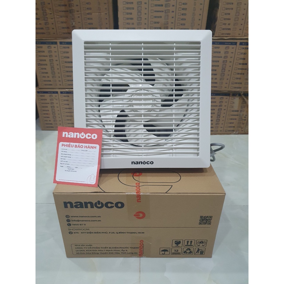 Quạt hút gắn tường Nanoco NWV2520/NWV1520/NWV2020