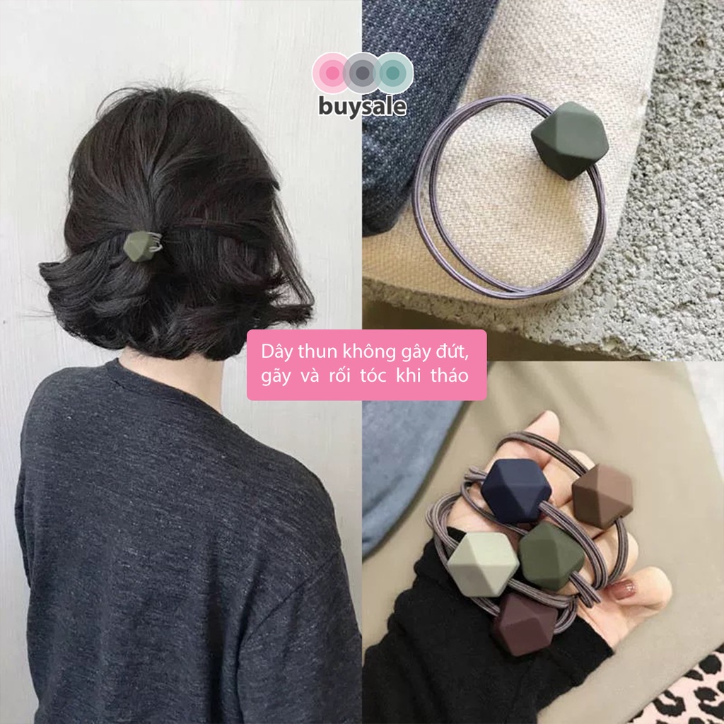 Thun buộc tóc kiểu Hàn Quốc, thiết kế thanh lịch, chất thun chắc chắn, không gây gãy tóc - BuySales - BSPK306