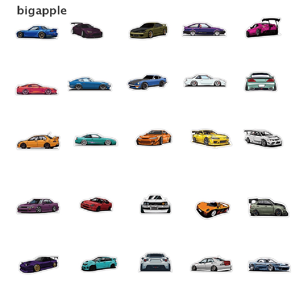 Set 100 Sticker Họa Tiết Graffiti Dán Trang Trí Xe Hơi Tiện Dụng