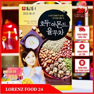 Bột ngũ cốc dinh dưỡng hàn quốc damtuh hộp 50 gói 900g bột ngũ cốc hàn quốc damtuh