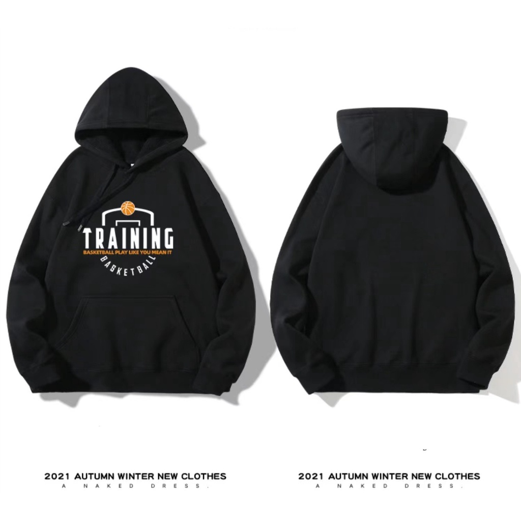 Áo Hoodie Bóng Rổ Dáng Rộng Giữ Ấm Mùa Đông Cho Nam