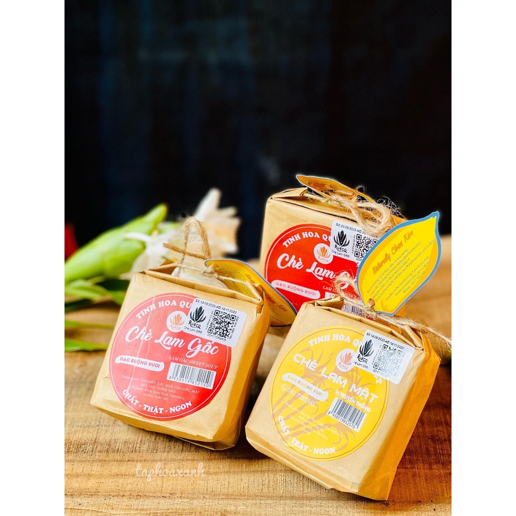 CHÈ LAM TRUYỀN THỒNG/ MATCHA/ GẤC - LÁ TÍA TÔ