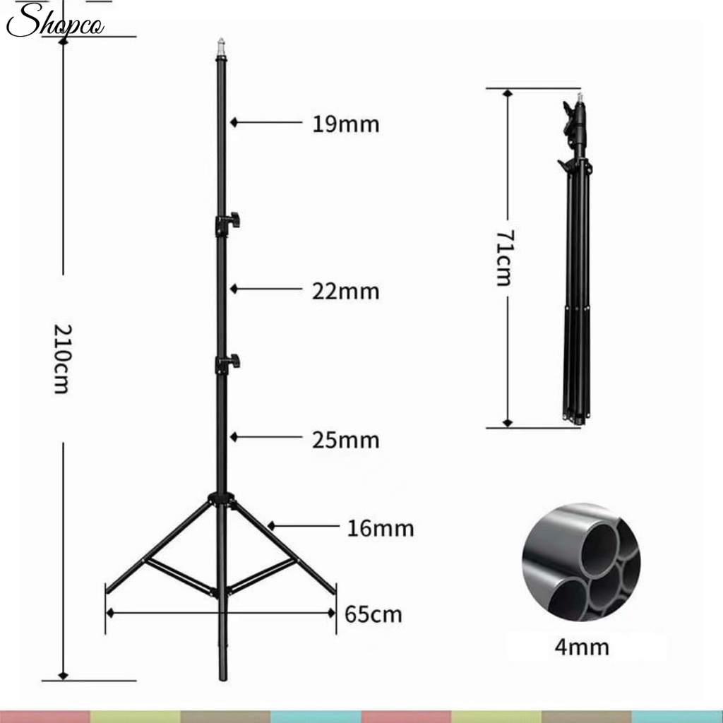 LINCO ZENITH 8806 - Chân Đế Cho Chụp Hình, Quay Phim Studio, Livestream, Chiều Cao Tối Đa 2.1m, Tải Trọng 5kg