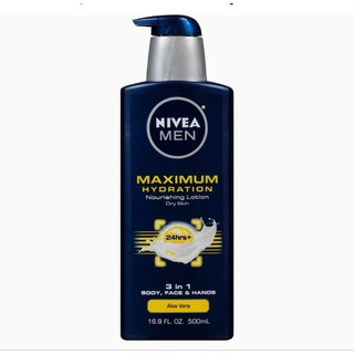 Sữa dưỡng thể nivea men maximum hydration - hàng nhập mỹ.