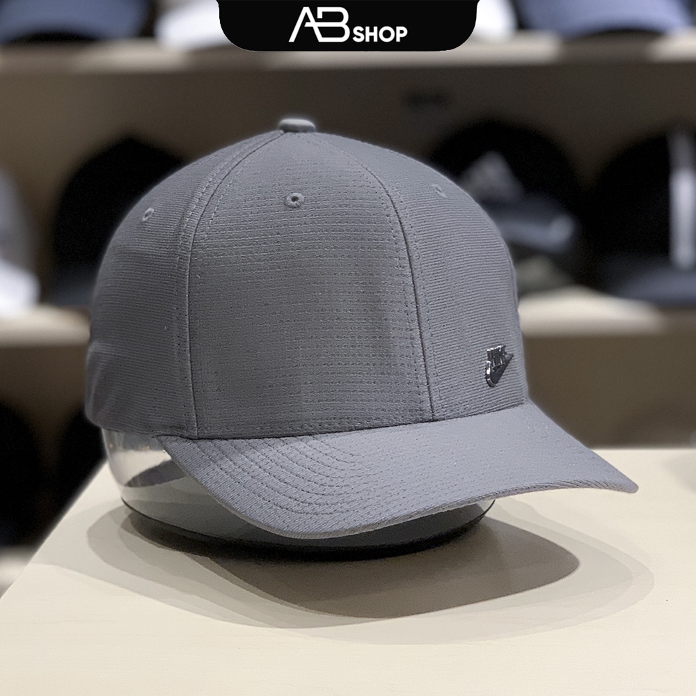 Mũ Nón Lưỡi Trai Nike Logo Inox Bít Đuôi