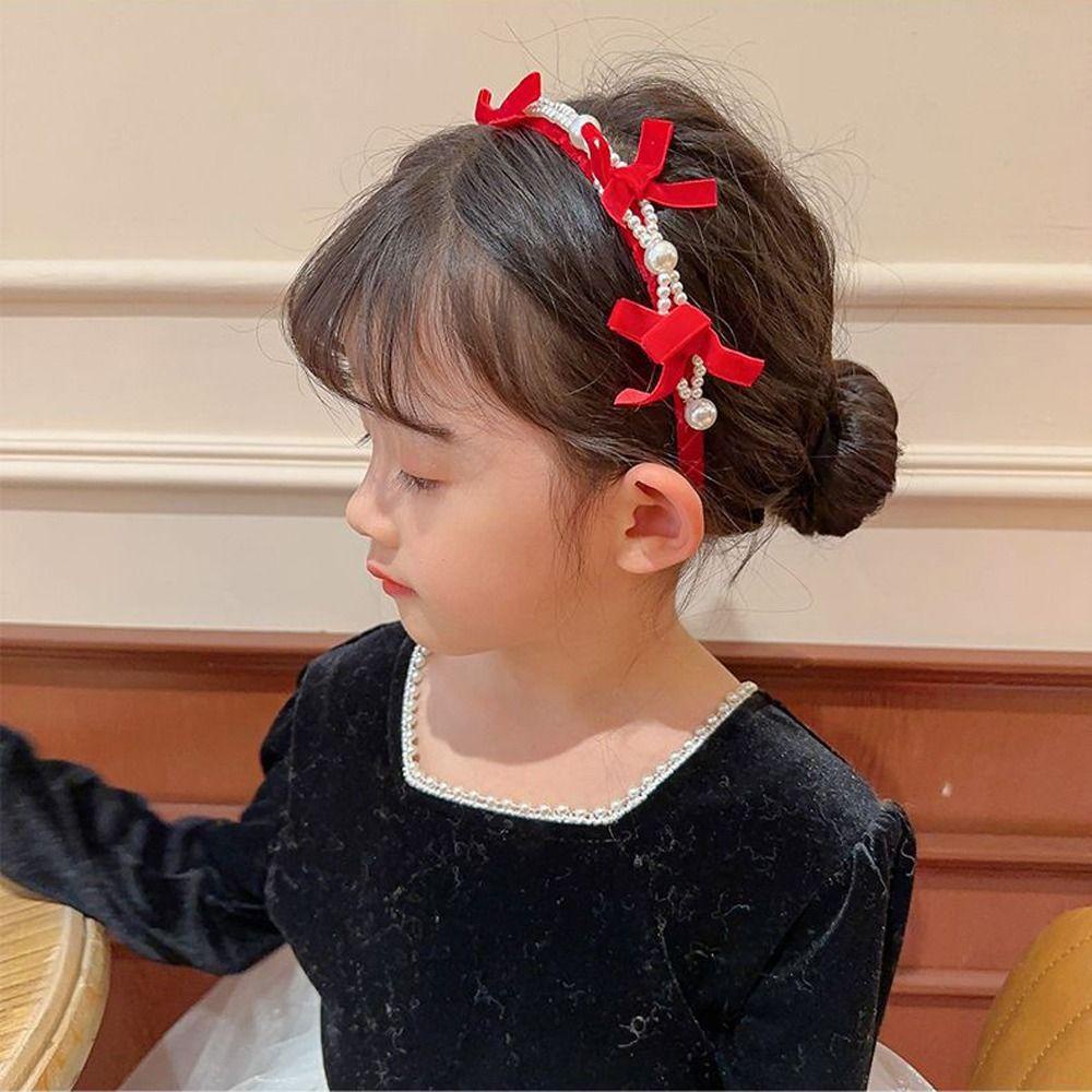 Băng Đô Cài Tóc Hình Vương Miện Bằng Nhung Không Trượt Phong Cách Retro Mừng Năm Mới 2Life