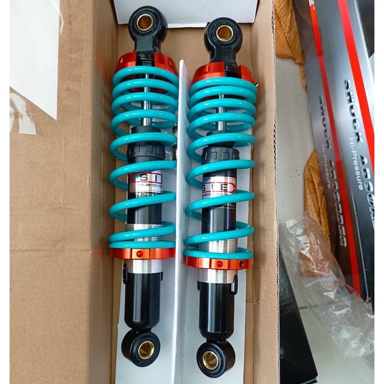 Cặp Phuộc Nhúng Nhôm SIE 3585 Xanh 330mm